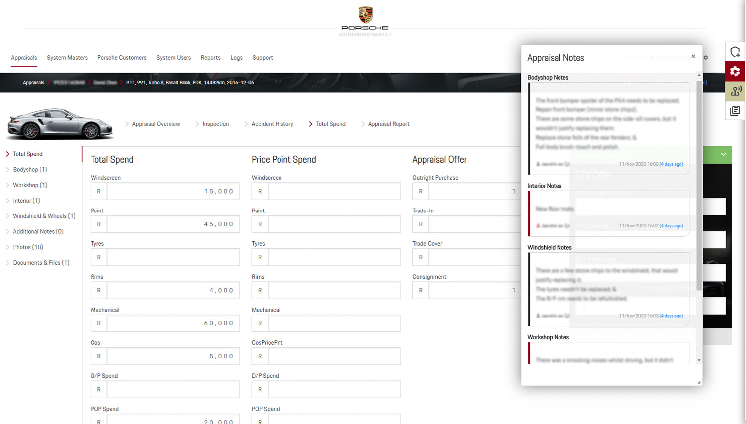 Detailed Calculation & Monetary Components